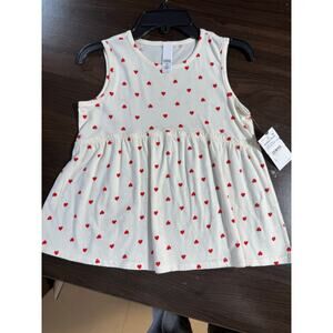 Harper Canyon Hearts Tank Top- size youth 8